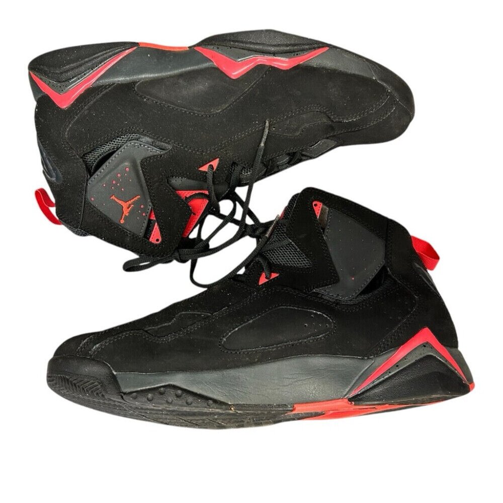 Nike Air Jordan True Flight Black Infrared 23 Sneakers Shoe 342964-023 SIZE 11.5